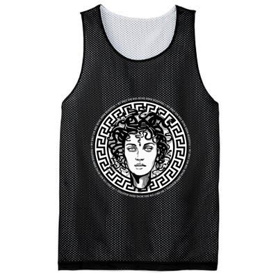 Medusa Gorgon Snake Head Greek Mythology Ancient Myth Mesh Reversible Basketball Jersey Tank