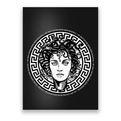 Medusa Gorgon Snake Head Greek Mythology Ancient Myth Poster