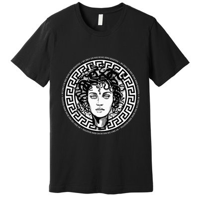 Medusa Gorgon Snake Head Greek Mythology Ancient Myth Premium T-Shirt