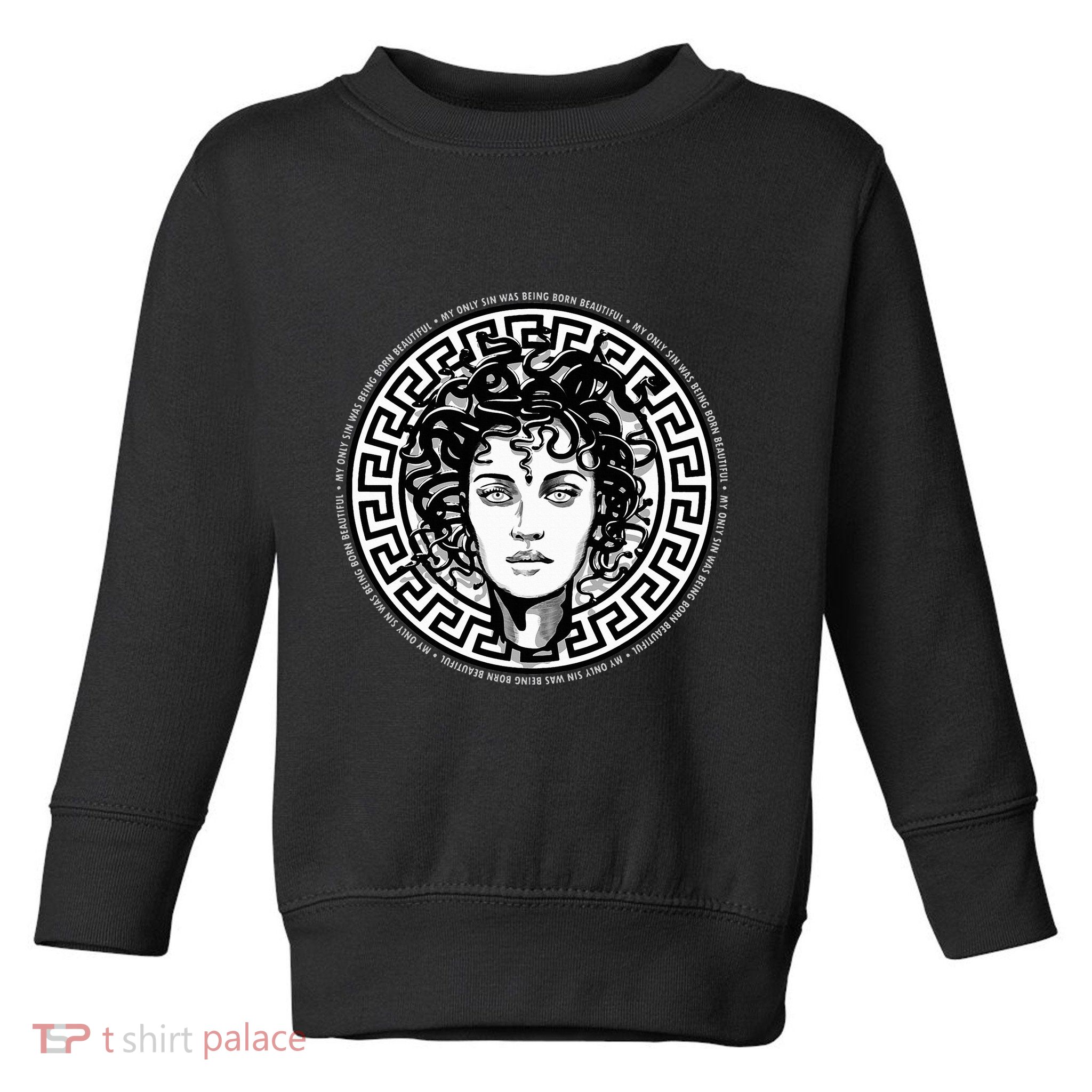 Medusa Gorgon Snake Head Greek Mythology Ancient Myth Toddler Sweatshirt