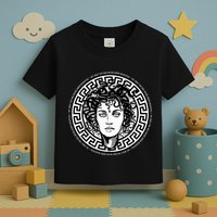 Medusa Gorgon Snake Head Greek Mythology Ancient Myth Toddler T-Shirt