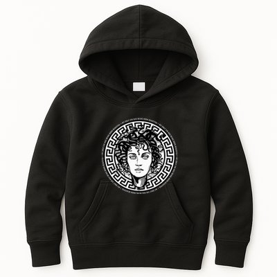 Medusa Gorgon Snake Head Greek Mythology Ancient Myth Kids Hoodie