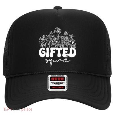 Matching Gifted Squad Teacher Education Team School Crew Gift High Crown Mesh Back Trucker Hat