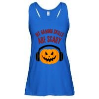 My Gaming Skills Are Scary Halloween For Gaming Meaningful Gift Ladies Essential Flowy Tank