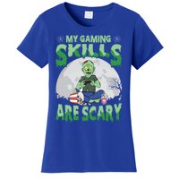 My Gaming Skills Are Scary Zombie Halloween Gaming Gift Women's T-Shirt