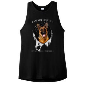 My German Shepherd Is Perfect Dogs Ladies PosiCharge Tri-Blend Wicking Tank