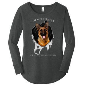 My German Shepherd Is Perfect Dogs Women's Perfect Tri Tunic Long Sleeve Shirt