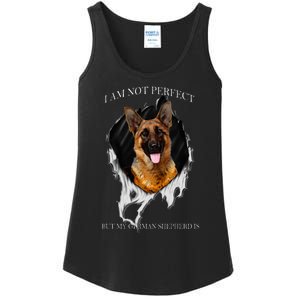 My German Shepherd Is Perfect Dogs Ladies Essential Tank