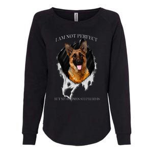 My German Shepherd Is Perfect Dogs Womens California Wash Sweatshirt