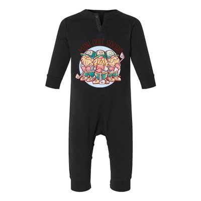 Mini Golf Squad Gnomes Infant Fleece One Piece