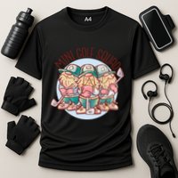 Mini Golf Squad Gnomes Cooling Performance Crew T-Shirt
