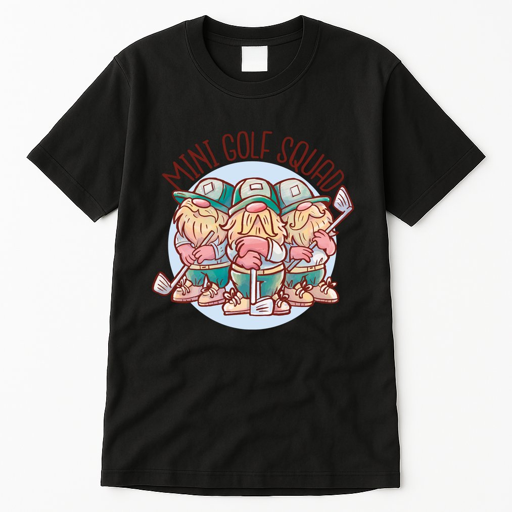 Mini Golf Squad Gnomes Tall T-Shirt