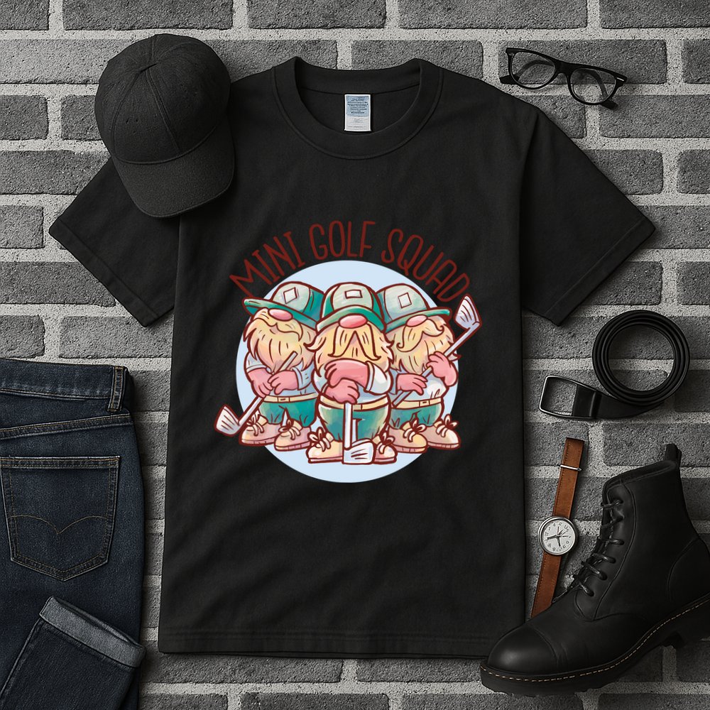 Mini Golf Squad Gnomes Tall T-Shirt