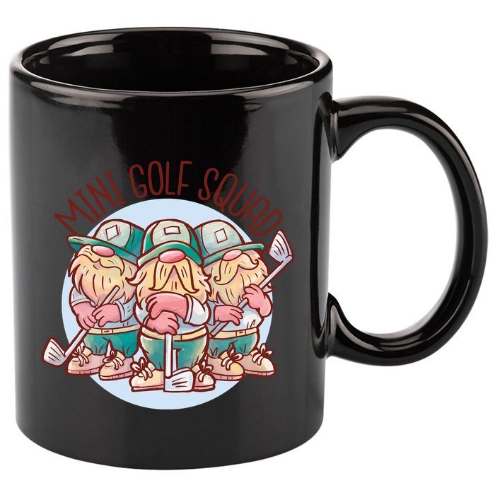 Mini Golf Squad Gnomes 11oz C Handle Ceramic Mug