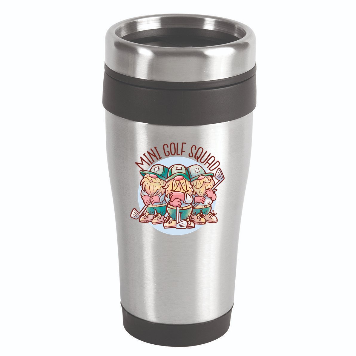 Mini Golf Squad Gnomes 16oz Travel Tumbler