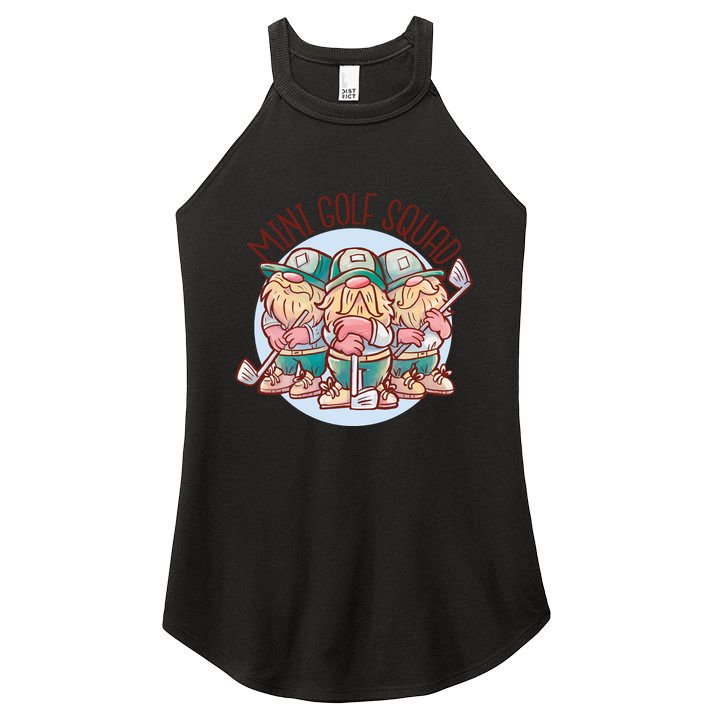 Mini Golf Squad Gnomes Women's Perfect Tri Rocker Tank