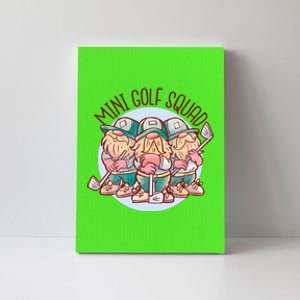 Mini Golf Squad Gnomes Canvas