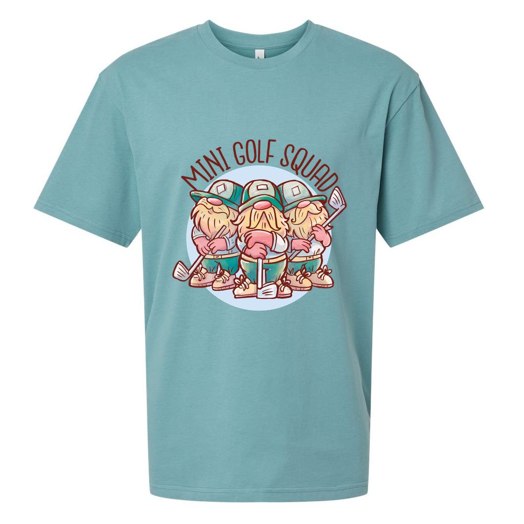 Mini Golf Squad Gnomes Sueded Cloud Jersey T-Shirt