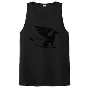 Majestic Gryphon Symbol Mythical Guardian Of Sky And Earth PosiCharge Competitor Tank