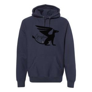 Majestic Gryphon Symbol Mythical Guardian Of Sky And Earth Premium Hoodie