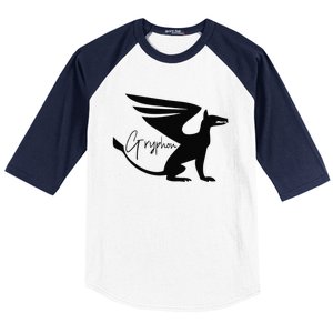 Majestic Gryphon Symbol Mythical Guardian Of Sky And Earth Baseball Sleeve Shirt