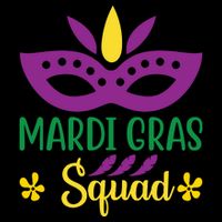 Mardi Gras Squad Sustainable Bucket Hat