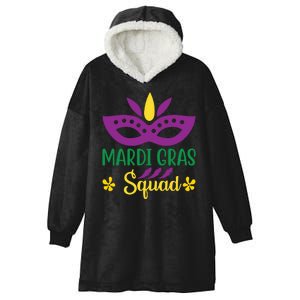 Mardi Gras Squad Hooded Wearable Blanket