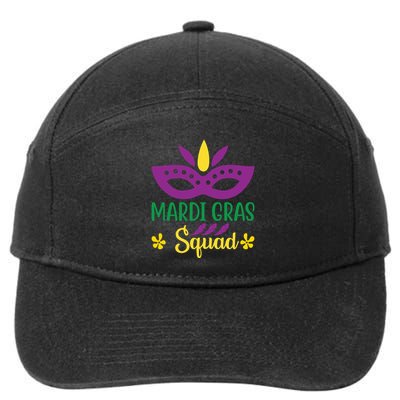 Mardi Gras Squad 7-Panel Snapback Hat