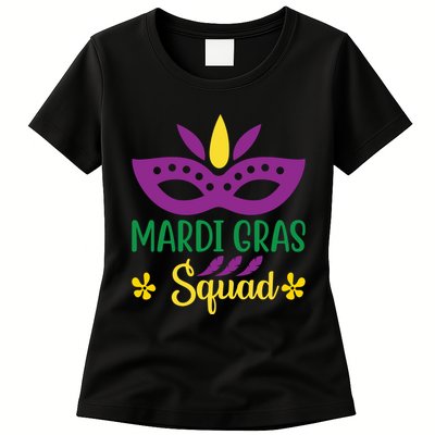 Mardi Gras Squad Womens T-Shirt