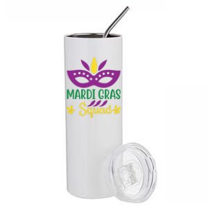 Mardi Gras Squad Stainless Steel Tumbler