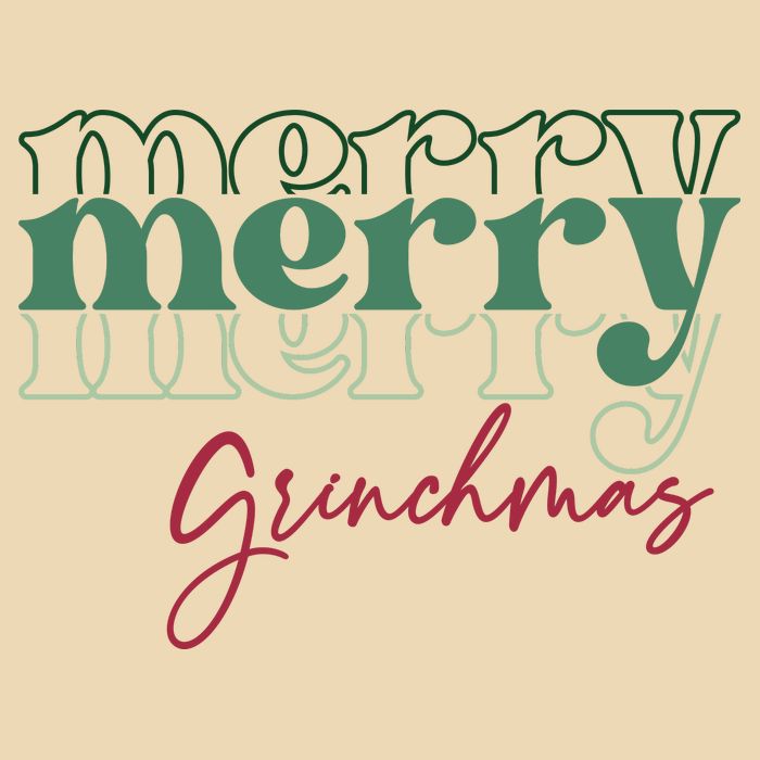 Merry Grinchmas Super Cute Christmas Drawstring Bag