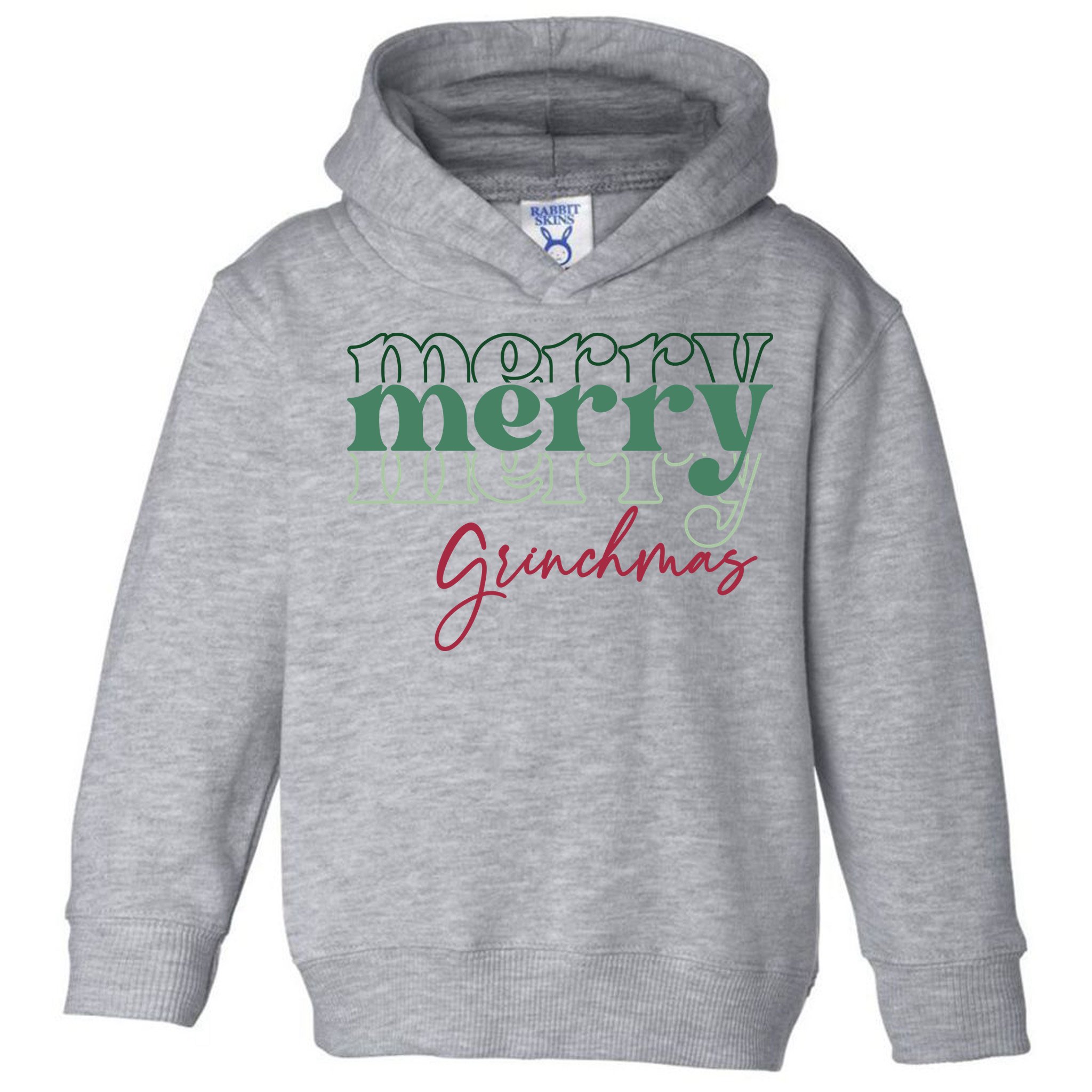 Merry Grinchmas Super Cute Christmas Toddler Hoodie