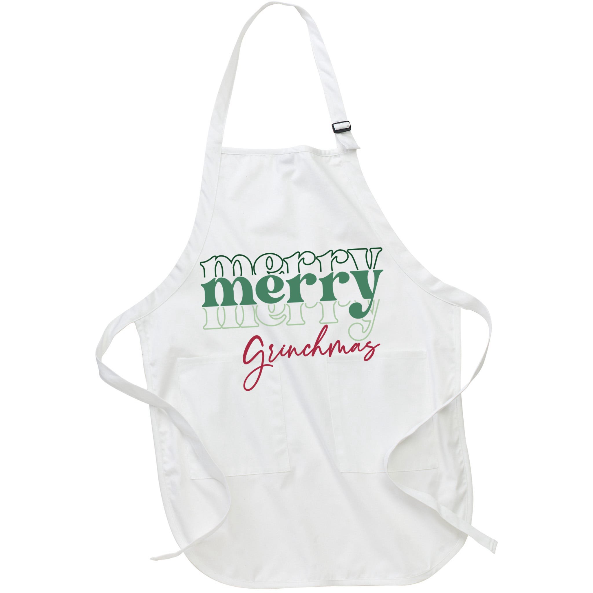 Merry Grinchmas Super Cute Christmas Apron