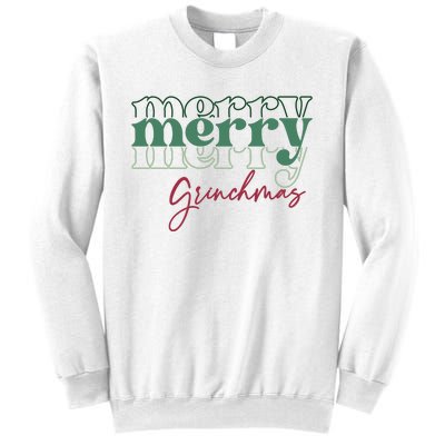 Merry Grinchmas Super Cute Christmas Sweatshirt