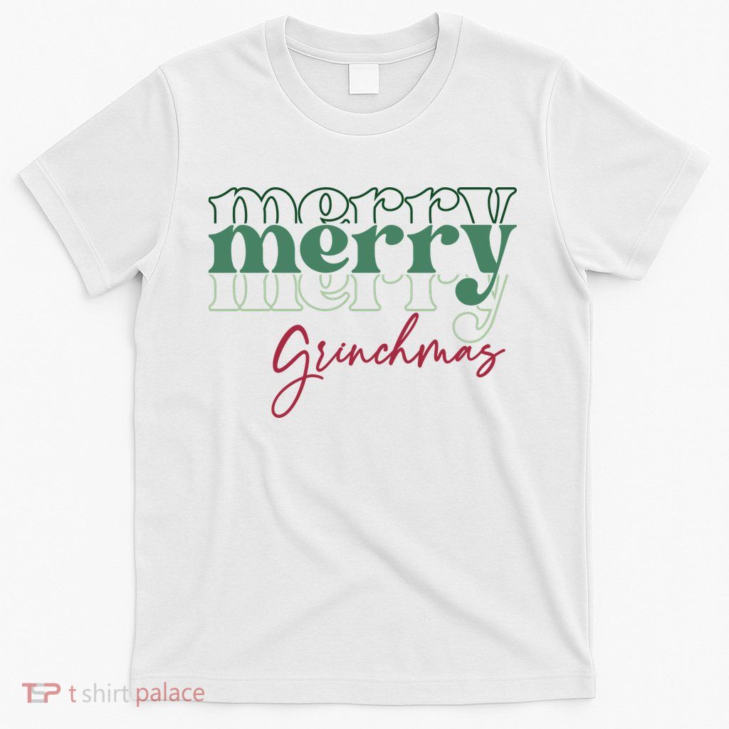 Merry Grinchmas Super Cute Christmas T-Shirt