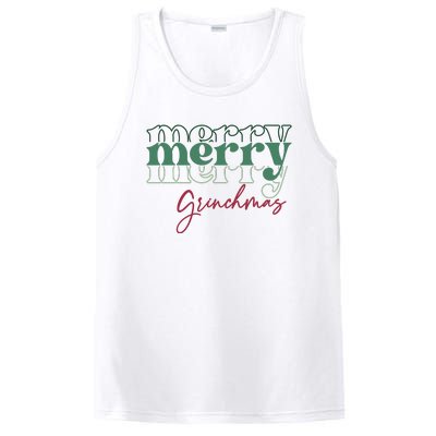 Merry Grinchmas Super Cute Christmas PosiCharge Competitor Tank