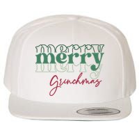 Merry Grinchmas Super Cute Christmas Wool Snapback Cap
