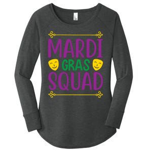 Mardi Gras Squad Women's Perfect Tri Tunic Long Sleeve Shirt