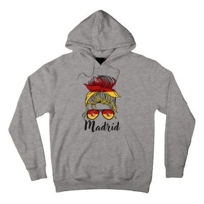 Madrid Girl Spanish Flag Spain Tall Hoodie