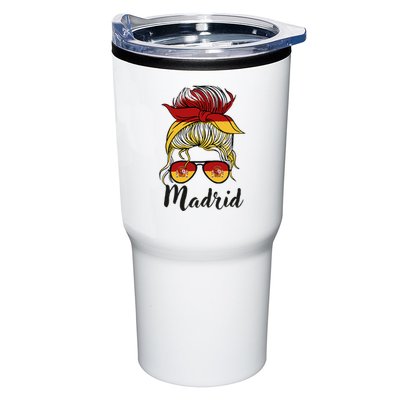 Madrid Girl Spanish Flag Spain Tumbler