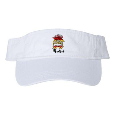 Madrid Girl Spanish Flag Spain Visor
