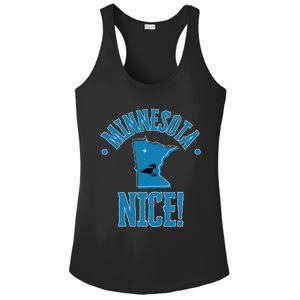 Minnesota Gift Souvenir With Loon Frit Ladies PosiCharge Competitor Racerback Tank