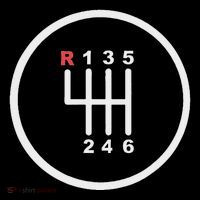 Manual Gearbox Stick Shift 6 Speed T-Shirt