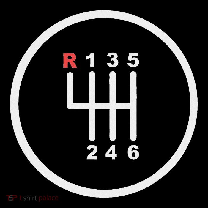 Manual Gearbox Stick Shift 6 Speed T-Shirt