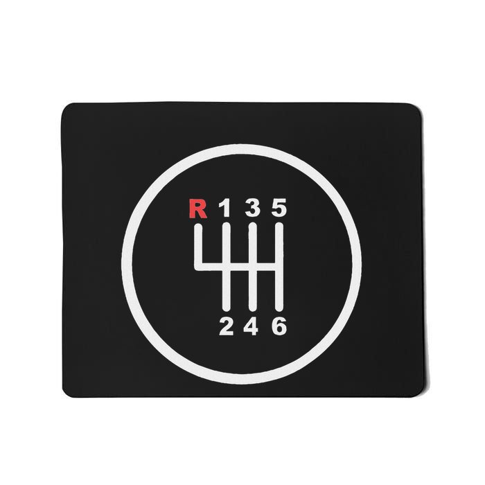 Manual Gearbox Stick Shift 6 Speed Mousepad