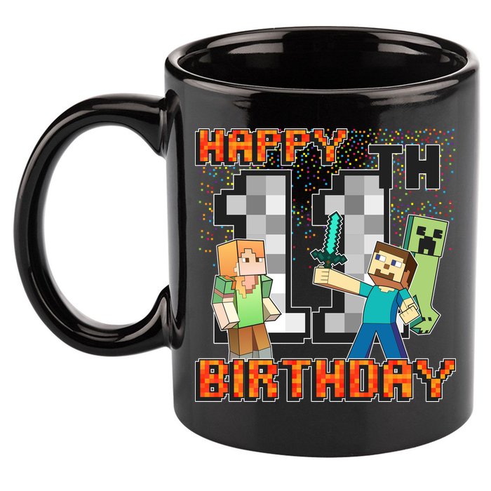 Group Shot 11th Birthday 11oz C Handle Ceramic Mug