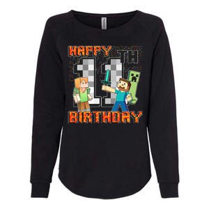 Group Shot 11th Birthday Womens California Wash Sweatshirt