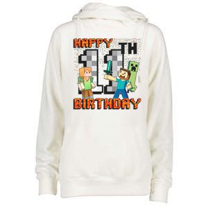 Group Shot 11th Birthday Womens Funnel Neck Pullover Hood