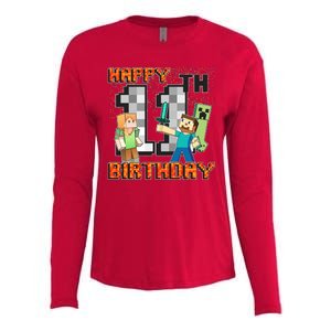 Group Shot 11th Birthday Womens Cotton Relaxed Long Sleeve T-Shirt