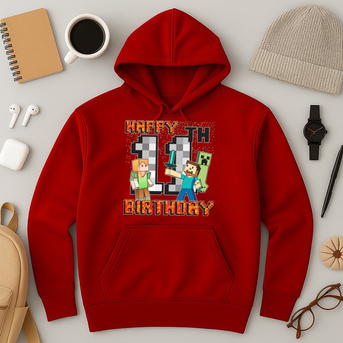 Group Shot 11th Birthday Hoodie
